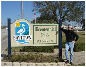 Der Bicentennial Park in Baytown, TX