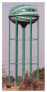 Wasserturm in Luling, TX