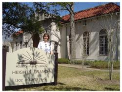 Houston Public Library Zweigstelle in den Houston Heights